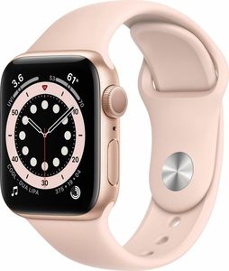Smartwatch Apple Watch Series 6 GPS 40mm Gold Alu Rose Sport Różowy  (MG123WB/A) 1