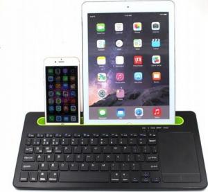 Klawiatura Pan i Pani Gadżet Touchpad Bezprzewodowa Czarna US (BK230TF) 4