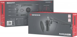 Mikrofon Genesis Radium 300 XLR Statyw, popfiltr (NGM-1695) 13
