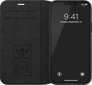 Adidas Adidas OR Booklet Case PU iPhone 12/12 Pro 6,1" czarno biały/black white 2