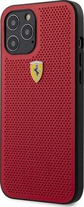 Ferrari Ferrari FESPEHCP12LRE iPhone 12 Pro Max 6,7" czerwony/red hardcase On Track Perforated 1