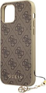 Guess Guess GUHCP12SGF4GBR iPhone 12 mini 5,4" brązowy/brown hardcase 4G Charms Collection 6