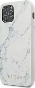 Guess Guess GUHCP12SPCUMAWH iPhone 12 mini 5,4" biały/white hardcase Marble 1