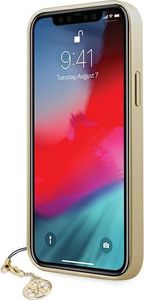 Guess Guess GUHCP12MGF4GGR iPhone 12/12 Pro 6,1" szary/grey hardcase 4G Charms Collection 5