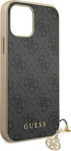 Guess Guess GUHCP12MGF4GGR iPhone 12/12 Pro 6,1" szary/grey hardcase 4G Charms Collection 8