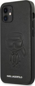 Karl Lagerfeld Karl Lagerfeld KLHCP12SPCUIKBK iPhone 12 mini 5,4 czarny/black hardcase Karl Ikonik Outline uniwersalny 2