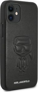 Karl Lagerfeld Karl Lagerfeld KLHCP12SPCUIKBK iPhone 12 mini 5,4 czarny/black hardcase Karl Ikonik Outline uniwersalny 4