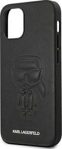 Karl Lagerfeld Karl Lagerfeld KLHCP12SPCUIKBK iPhone 12 mini 5,4 czarny/black hardcase Karl Ikonik Outline uniwersalny 6