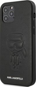 Karl Lagerfeld Karl Lagerfeld KLHCP12MPCUIKBK iPhone 12/12 Pro 6,1 czarny/black hardcase Karl Ikonik Outline uniwersalny 2