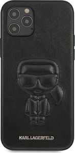 Karl Lagerfeld Karl Lagerfeld KLHCP12MPCUIKBK iPhone 12/12 Pro 6,1 czarny/black hardcase Karl Ikonik Outline uniwersalny 3