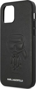 Karl Lagerfeld Karl Lagerfeld KLHCP12MPCUIKBK iPhone 12/12 Pro 6,1 czarny/black hardcase Karl Ikonik Outline uniwersalny 6