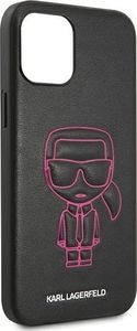Karl Lagerfeld Karl Lagerfeld KLHCP12LPCUIKPI iPhone 12 Pro Max 6,7 różowy/pink hardcase Karl Ikonik Outline uniwersalny 7