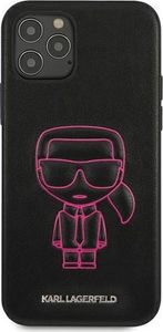 Karl Lagerfeld Karl Lagerfeld KLHCP12MPCUIKPI iPhone 12/12 Pro 6,1 różowy/pink hardcase Karl Ikonik Outline uniwersalny 3