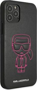 Karl Lagerfeld Karl Lagerfeld KLHCP12MPCUIKPI iPhone 12/12 Pro 6,1 różowy/pink hardcase Karl Ikonik Outline uniwersalny 4