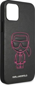Karl Lagerfeld Karl Lagerfeld KLHCP12MPCUIKPI iPhone 12/12 Pro 6,1 różowy/pink hardcase Karl Ikonik Outline uniwersalny 7