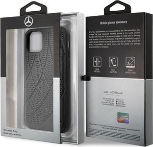 Mercedes Mercedes MEHCP12SDIQBK iPhone 12 mini 5,4" czarny/black hardcase Bow Line 7