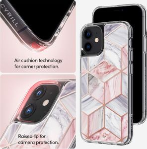 Spigen Spigen Cyrill Cecile iPhone 12 Mini różowy/pink merable ACS01782 8