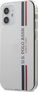 U.S. Polo Assn US Polo USHCP12SPCUSSWH iPhone 12 mini 5,4" biały/white Tricolor Collection 1