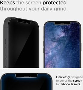 Spigen Spigen Glas.TR iPhone 12 Mini 2-Pack "EZ FIT" AGL01811 szkło hartowane 3