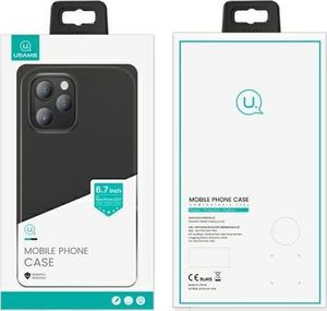 Usams USAMS Etui Gentle iPhone 12 mini 5,4" czarny/black IP12QR01 (US-BH608) 5