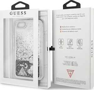 Guess Guess GUOHCI8GLHFLSI iPhone 7/8/SE 2020 srebrny/silver hardcase Glitter Charms 7
