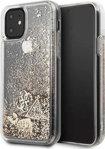 Guess Guess GUOHCN61GLHFLGO iPhone 11 gold/złoty hardcase Glitter Charms 1