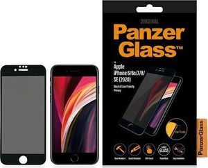PanzerGlass Szkło hartowane do iPhone 6/6s/7/8 /SE 2020 Case Friendly Privacy Black 2