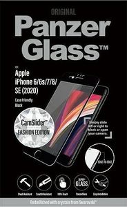 PanzerGlass Szkło hartowane do iPhone 6/6S/7/8/ SE 2020 Case Friendly Swarovski 3