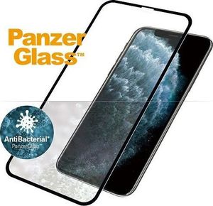 PanzerGlass Szkło hartowane do iPhone X / Xs / 11 Pro Case Friendly AntiBacterial Black (2690) 1