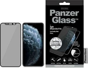 PanzerGlass Szkło hartowane do iPhone X/Xs/11 Pro Case Friendly Swarovski CamSlider Privacy Black (P2680) 2