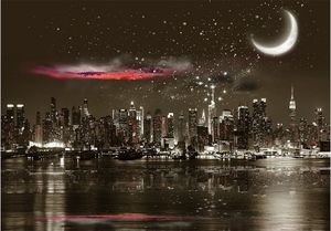 DecoNest Fototapeta - Gwiezdna noc nad NY - 300X210 1