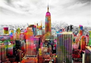 DecoNest Fototapeta - Colors of New York City II - 200X140 1