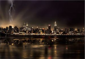 DecoNest Fototapeta - Burza w Nowym Jorku - 200X140 1