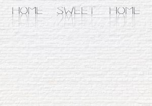 DecoNest Fototapeta - Home, sweet home - wall - 200X140 1