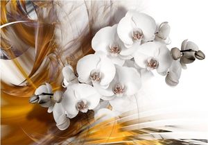 DecoNest Fototapeta - Orchidea w ogniu - 200X140 1