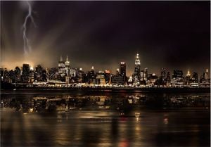 DecoNest Fototapeta - Burza w Nowym Jorku - 350X245 1