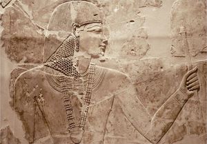 DecoNest Fototapeta - Kamienny faraon - 250X175 1
