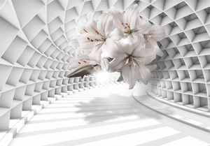 DecoNest Fototapeta - Kwiaty w tunelu - 300X210 1