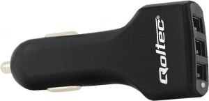 Ładowarka Qoltec 3x USB-A 4.8 A  (50027.24W) 2
