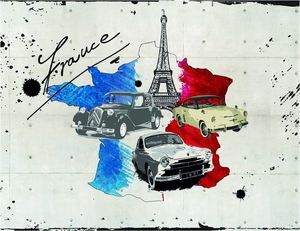 DecoNest Fototapeta - Admirer of cars (France) - 400X309 1