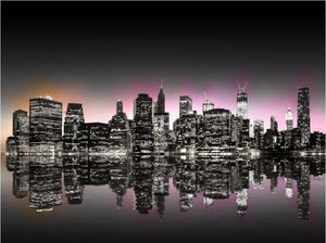 DecoNest Fototapeta - Colorful glow over NYC - 350X270 1