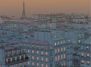DecoNest Fototapeta - Dobry wieczór Paryżu - 350X270 1