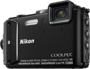 Aparat cyfrowy Nikon AW130 czarny 1