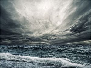 DecoNest Fototapeta - Ocean waves - 350X270 1