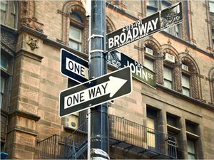 DecoNest Fototapeta - Wszystkie drogi prowadzą na Broadway - 350X270 1