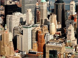 DecoNest Fototapeta - wieżowce, Manhattan - 200X154 1