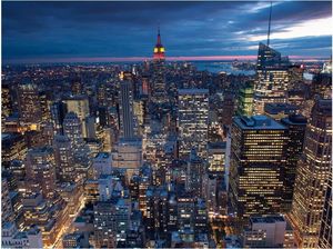 DecoNest Fototapeta - Nowy Jork - noc - 200X154 1