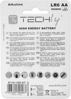 Techly Bateria High Energy AA / R6 2 szt. 3