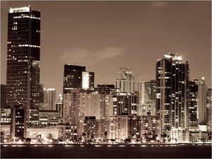 DecoNest Fototapeta - Nocne życie w Miami - 350X270 1