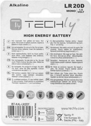 Techly Bateria D / R20 2szt. 3